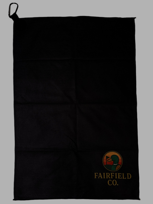 Fairfield Co. Field & Fairway Towel — Premium Microfiber w/ Magnet & Clip