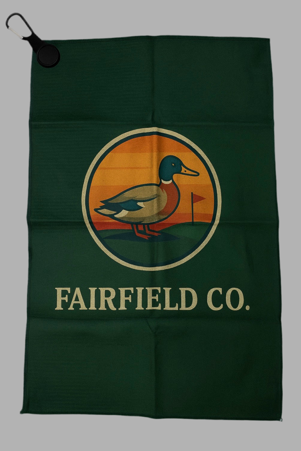 Fairfield Co. Field & Fairway Towel — Premium Microfiber w/ Magnet & Clip